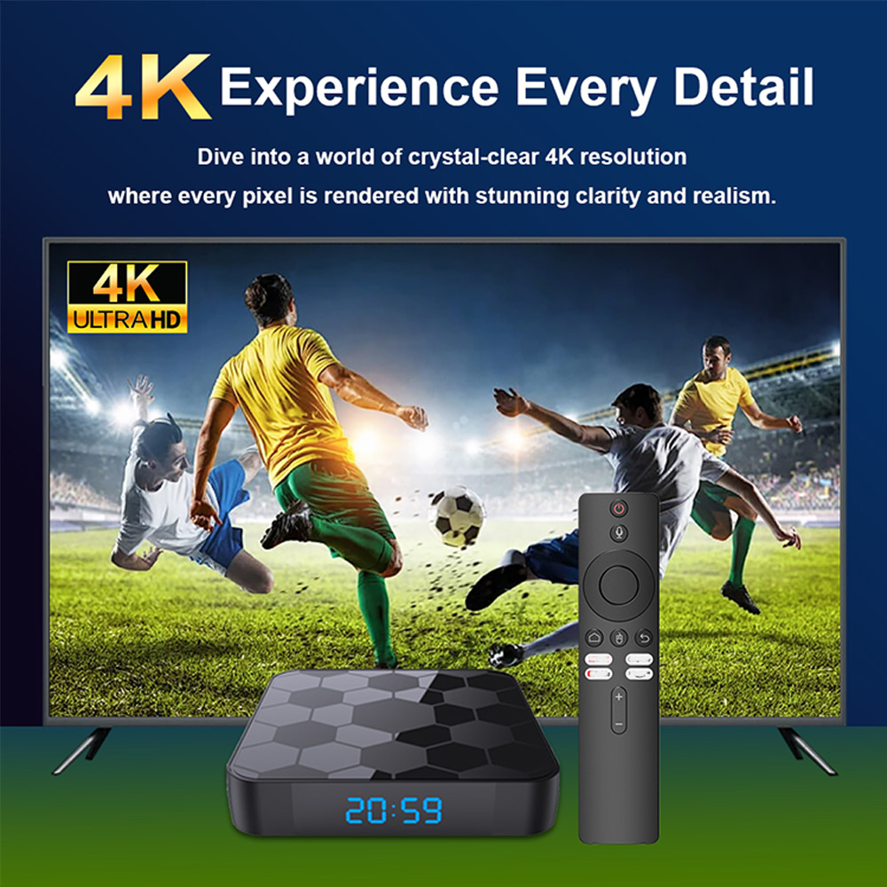 Android TV-Box I96 Football 2 Android TV-Box I96 Football - Bilde 2