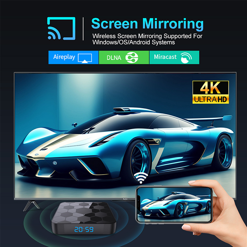 Android TV-Box I96 Football 3 Android TV-Box I96 Football - Bilde 3