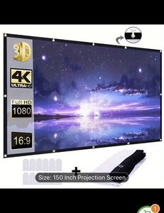 Ultraportabelt Lerret 120" 16:9