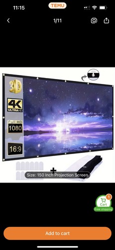 Ultraportabelt Lerret 120" 16:9 1 Ultraportabelt Lerret 120" 16:9